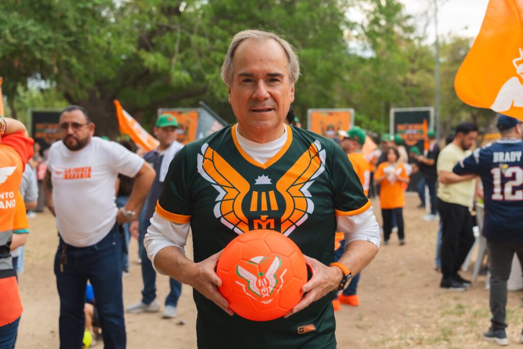 Familias culichis responden a la primera Copa Naranja en Las Riberas