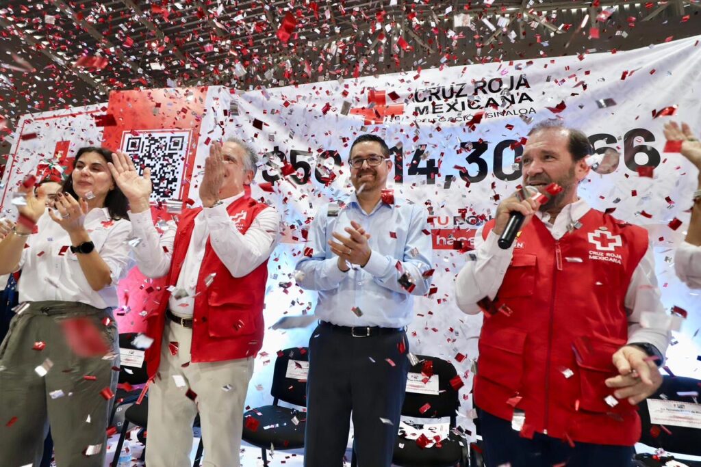 Sinaloenses demuestran su solidaridad al superar meta de la Colecta 2026 de Cruz Roja