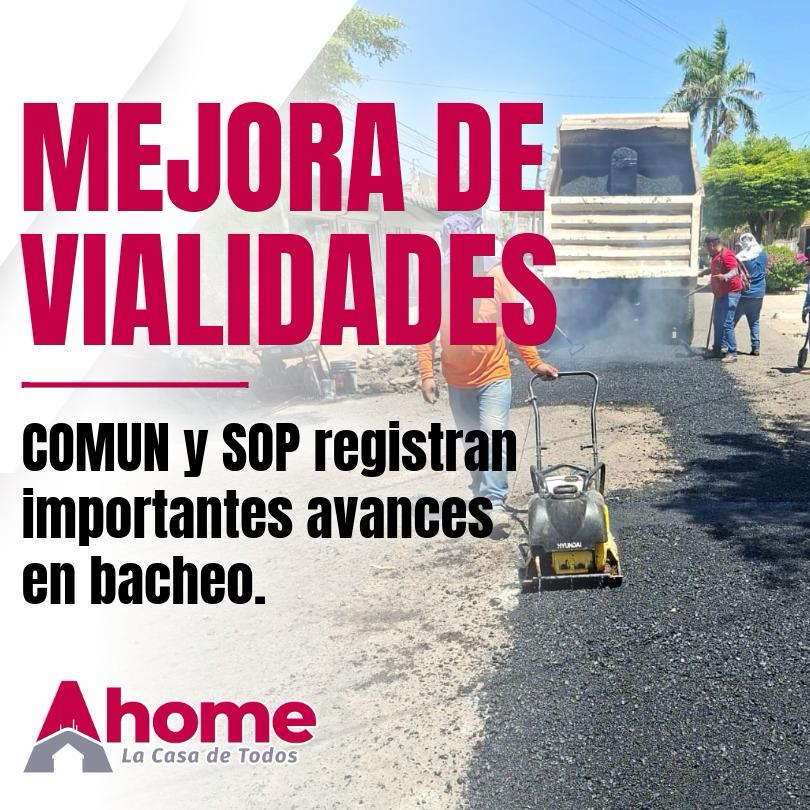 COMUN y SOP registran importantes avances en bacheo