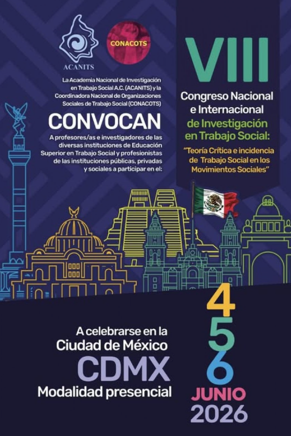 La Facultad de Trabajo Social Culiacán de la UAS fortalece la investigación académica y la vinculación nacional, en el VIII Congreso de la ACANITS