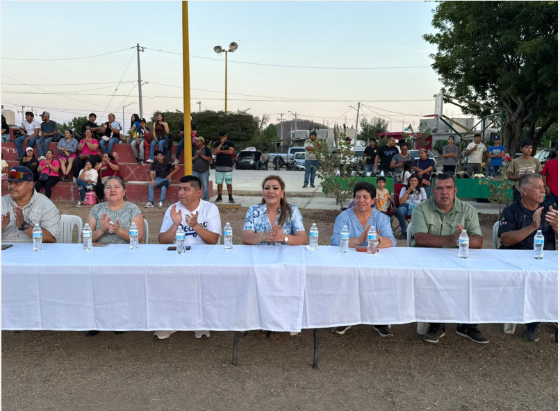 Inaugura Claudia Valdez estadio exclusivo para el sóftbol femenil; invertirán más mejoras al espacio deportivo