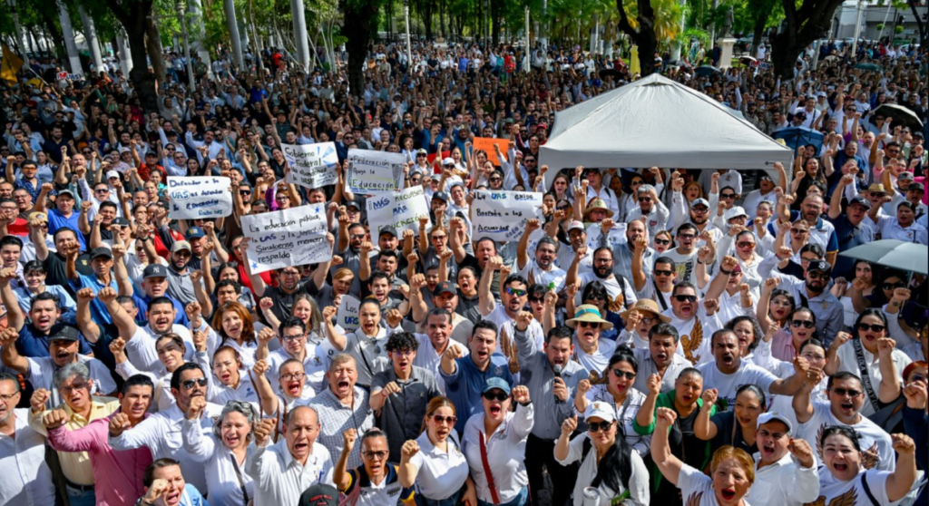 ¡Paro de labores indefinido en la UAS! La Comisión Estatal de Lucha por el Financiamiento anuncia que será a partir de este lunes, ante falta de recursos federales para atender la crisis financiera de la institución