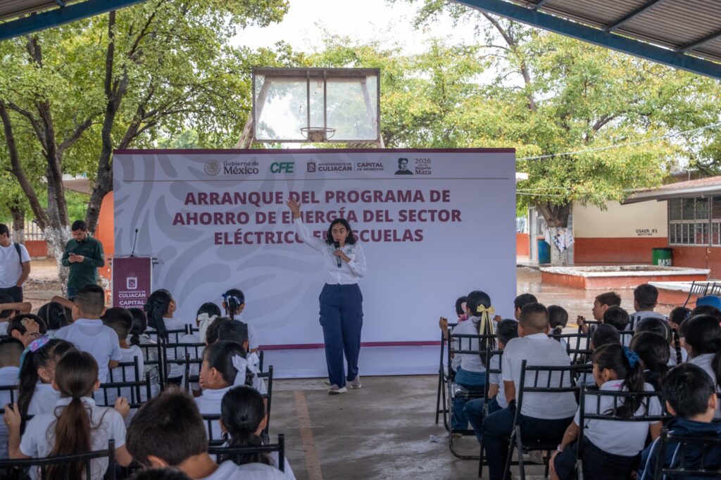 Promueven el Programa de Ahorro de Energía del Sector Eléctrico en escuelas