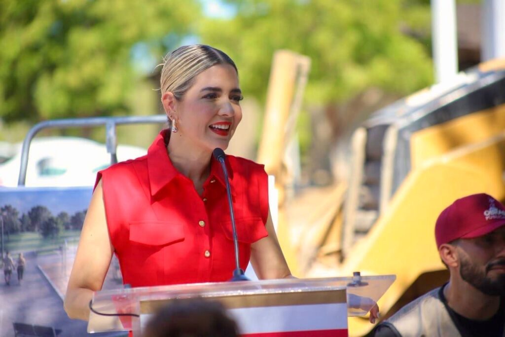 Estrella Palacios inicia construcción de nueve gimnasios al aire libre para fortalecer el bienestar y la convivencia en Mazatlán
