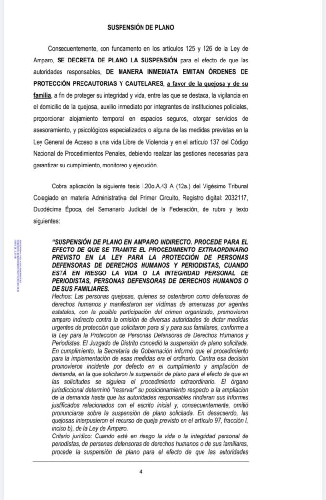 Brindarán seguridad federal a la diputada Paola Gárate