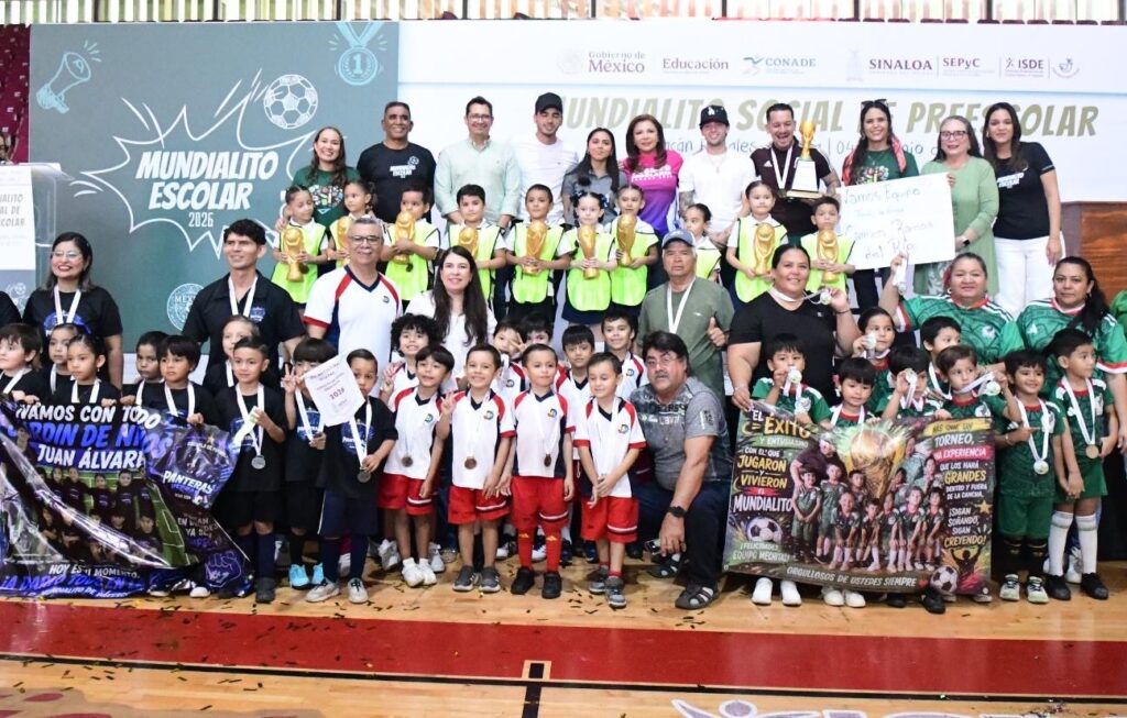 El Jardín de Niños “Carmen Ramos del Río” se corona campeón del Mundialito Preescolar 2026