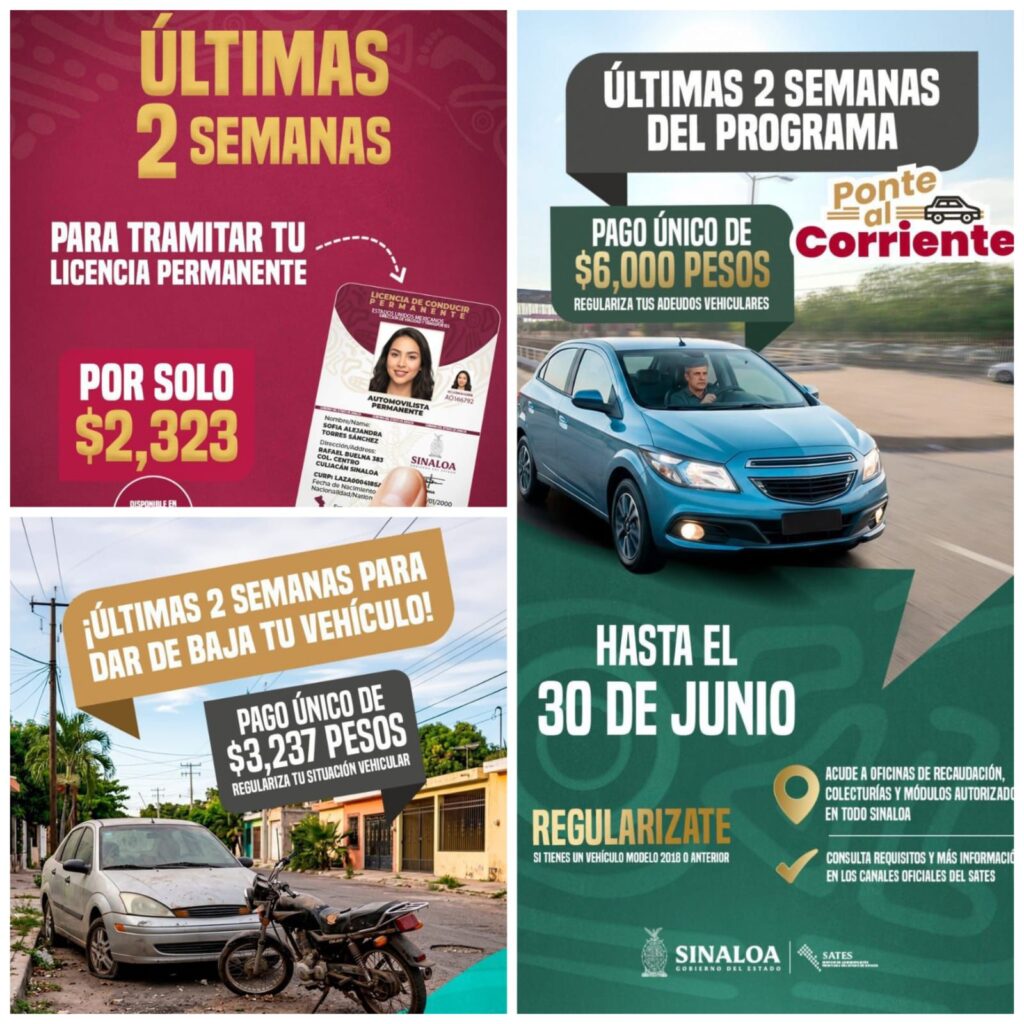 “Aprovecha los últimos 15 días de los programas de regularización vehicular y Licencia Permanente”