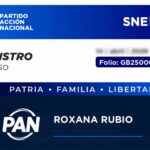 Roxana Rubio se registra como aspirante a la candidatura del PAN para la gubernatura de Sinaloa