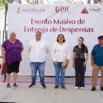 DIF Mazatlán fortalece la alimentación de familias con entrega de despensas en zona urbana y rural