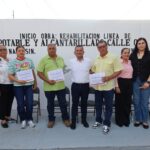 ​Alcalde de Navolato da inicio a obra integral de agua potable y alcantarillado en la colonia Los Albañiles