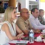 Estrella Palacios participa en Mesa de Seguridad y Construcción de Paz