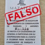 Alertan sobre folletos falsos que solicitan cooperación para supuesto festejo de Parques y Jardines