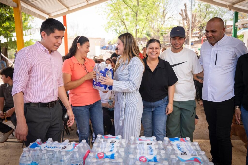 Ana Miriam Ramos lleva apoyos del Aquatón 2026 a Sanalona para acompañar a las familias que enfrentan la sequía