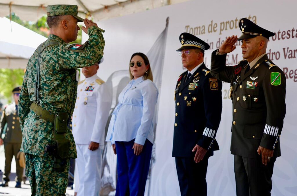 Seguiremos coordinados con el Ejército para mejorar la seguridad de Sinaloa: Gobernadora Yeraldine