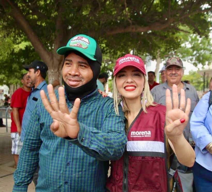 Con el pueblo y desde el territorio, Estrella Palacios fortalece la transformación en Juan José Ríos y Guasave