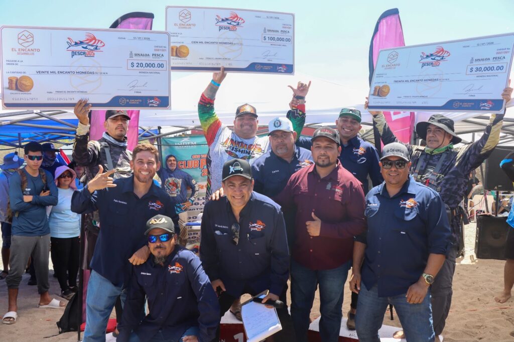 Con éxito se realiza el 8.º Torneo Selectivo Club Pescados Mazatlán 2026 con la participación de 250 pescadoras y pescadores deportivos
