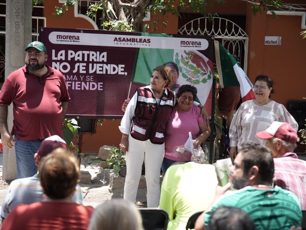Tere Guerra recorre Mazatlán y refrenda la defensa de la soberanía nacional