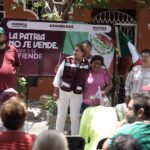 Tere Guerra recorre Mazatlán y refrenda la defensa de la soberanía nacional
