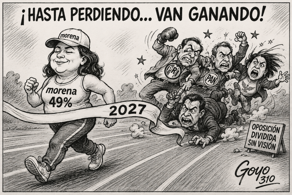 ¡Hasta perdiendo… van ganando!