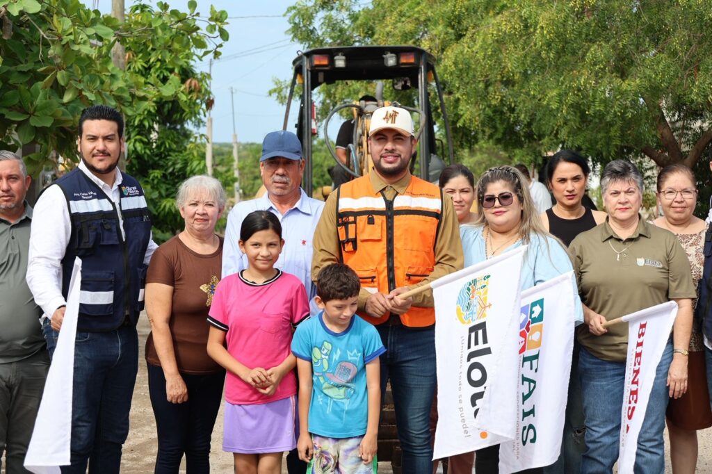Inicia construcción de pavimento de concreto hidráulico en Colonia las Brisas.