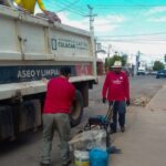 Realizan jornada de descacharrización en la colonia Adolfo Ruiz Cortínez