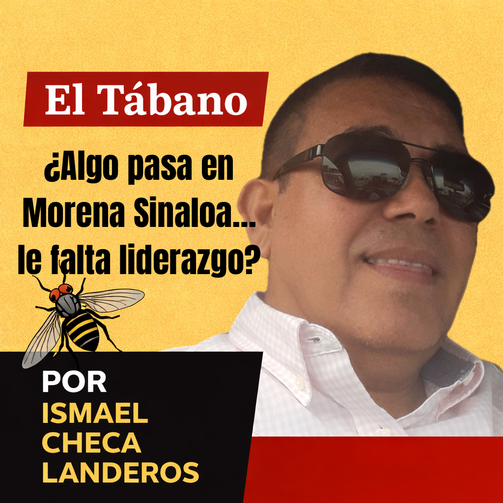 ¿Algo pasa en Morena Sinaloa… le falta liderazgo? EL TÁBANO…. Por Ismael Checa Landeros
