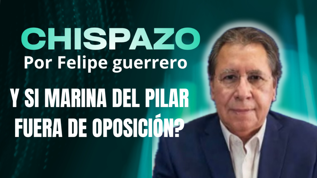 Y SI MARINA DEL PILAR FUERA DE OPOSICIÓN? CHISPAZO/Felipe Guerrero Bojórquez
