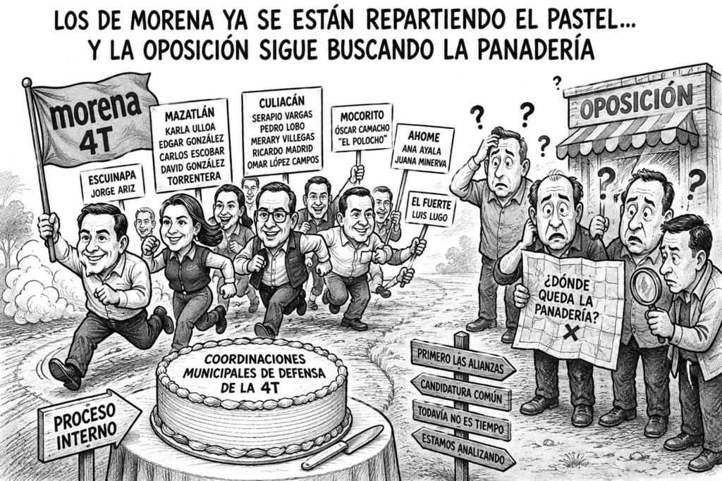 Los de Morena ya se están repartiendo el pastel… y la oposición sigue buscando la panadería