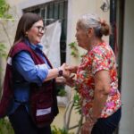 Imelda Castro intensifica recorridos en Culiacán rumbo a la encuesta interna de Morena