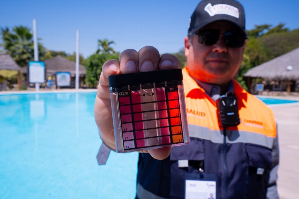 Para proteger la salud de vacacionistas COEPRISS fortalece vigilancia sanitaria en albercas y balnearios