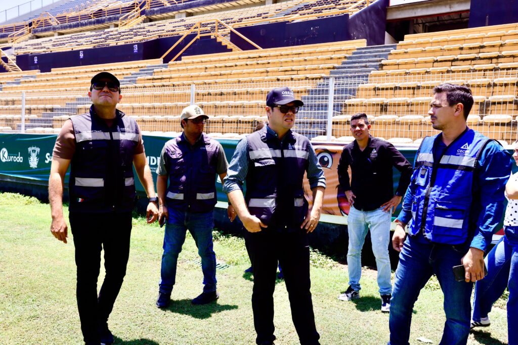 Avanza la rehabilitación del Estadio de Los Dorados en Culiacán
