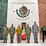 Gobernadora Yeraldine encabeza la Mesa de Construcción de Paz y Seguridad en la 3a. Región Militar en Mazatlán