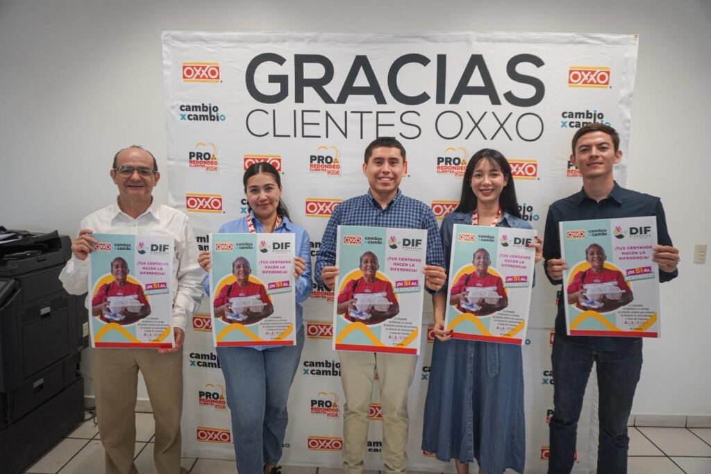 OXXO y DIF Bienestar Culiacán unen esfuerzos para fortalecer el programa ALAJIBUA mediante el Redondeo 2026