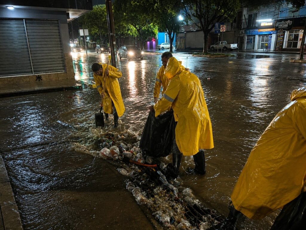 Activa Ayuntamiento limpieza de rejillas y bocatormentas durante y después de las lluvias