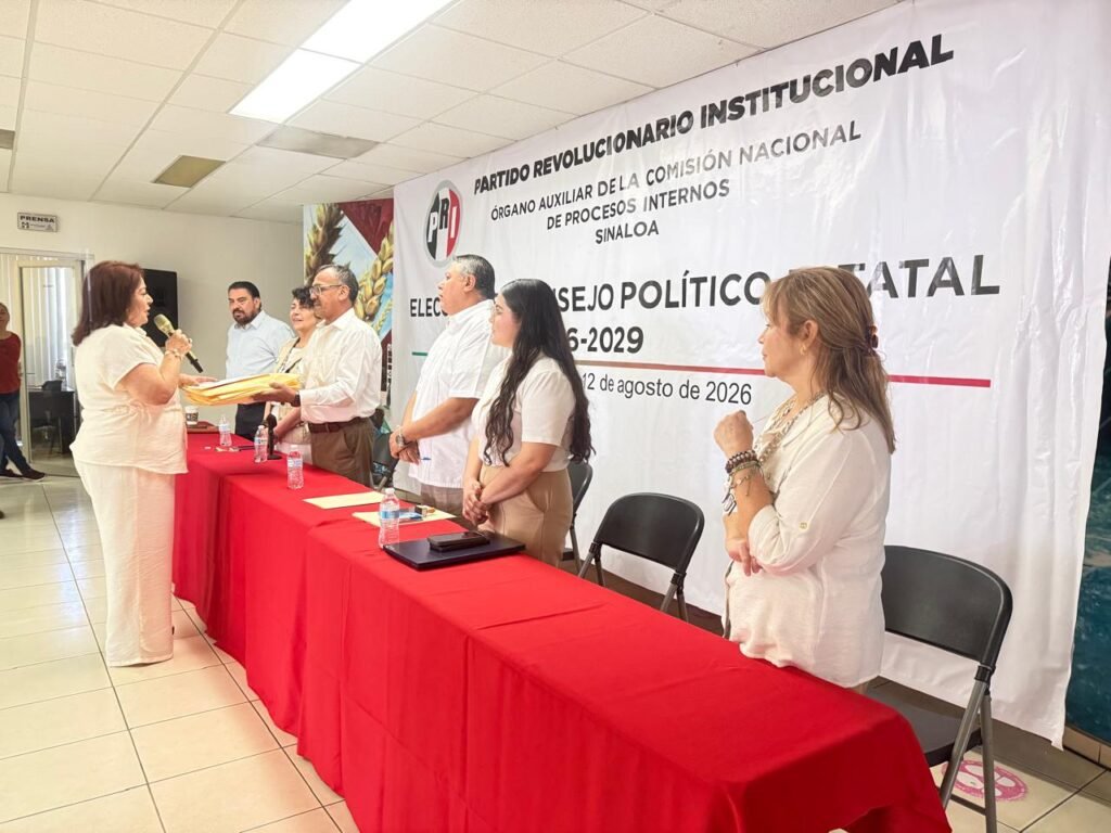 PRI Sinaloa cumple con jornada de registro para la integración del Consejo Político Estatal 2026 – 2029.