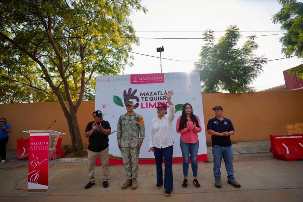 Minerva Osuna Zavala encabeza jornada de limpieza de “Mazatlán Te Quiero Limpio”