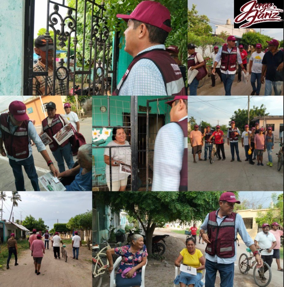 Jorge Hariz avanza con recorridos casa por casa y suma respaldo en Isla del Bosque