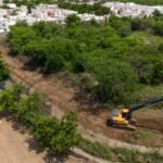 Atiende Ayuntamiento a familias de la colonia Centenario con trabajos de limpieza y desazolve