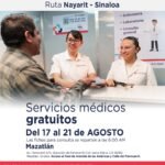 Dr. Vagón brindará atención médica gratuita en Mazatlán