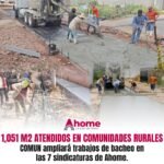 COMUN ampliará trabajos de bacheo en comunidades rurales de Ahome