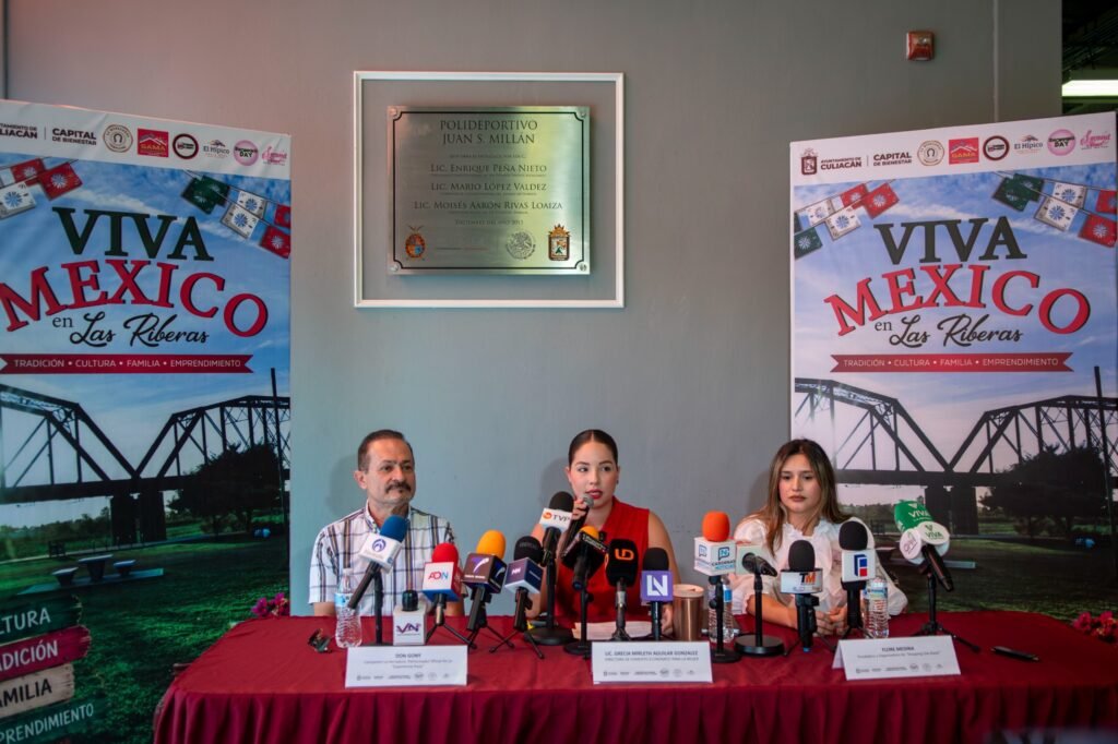 Anuncian Festival Viva México en el Parque Acuático para impulsar el talento y consumo local