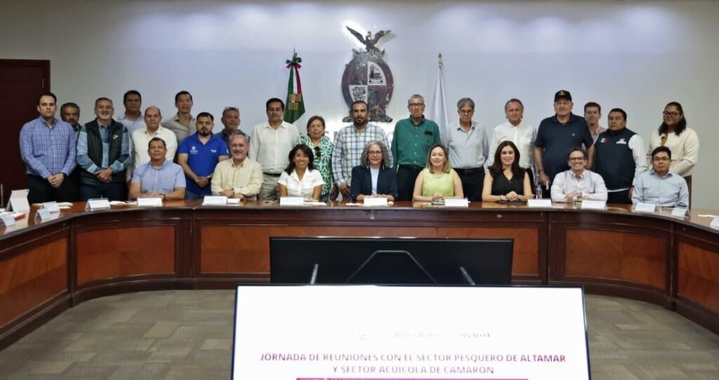 Trazan ruta para rescate de la pesca de altamar, en reunión encabezada por la Gobernadora Graciela Domínguez y Columba López, secretaria de Agricultura
