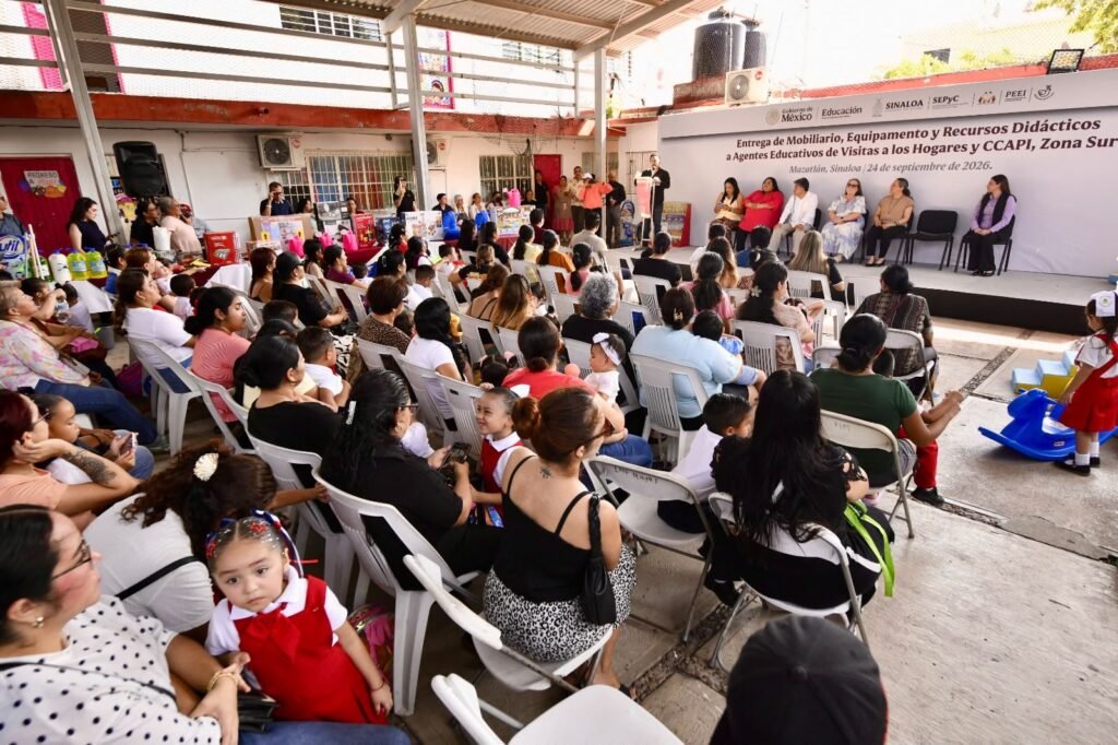 Gobierno de México y Gobierno de Mazatlán fortalecen atención a la primera infancia con nuevo equipamiento