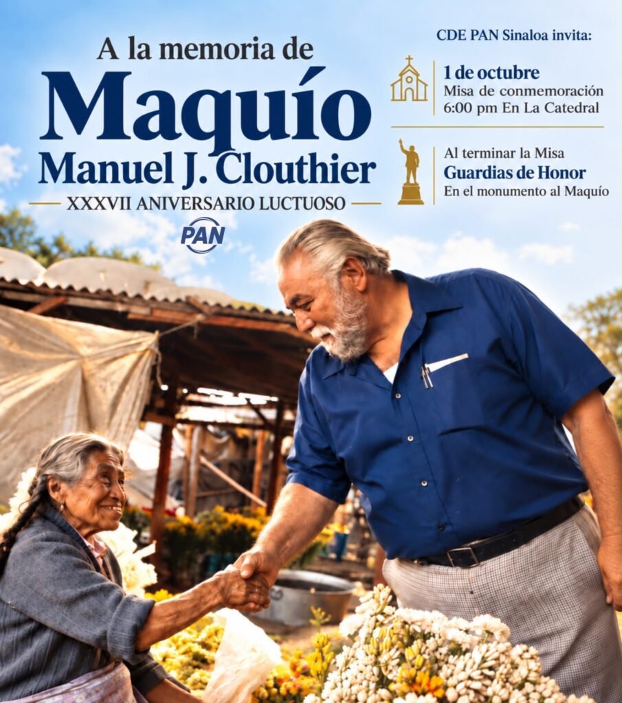 PAN Sinaloa inicia actividades por el 37 Aniversario Luctuoso de Manuel J. Clouthier