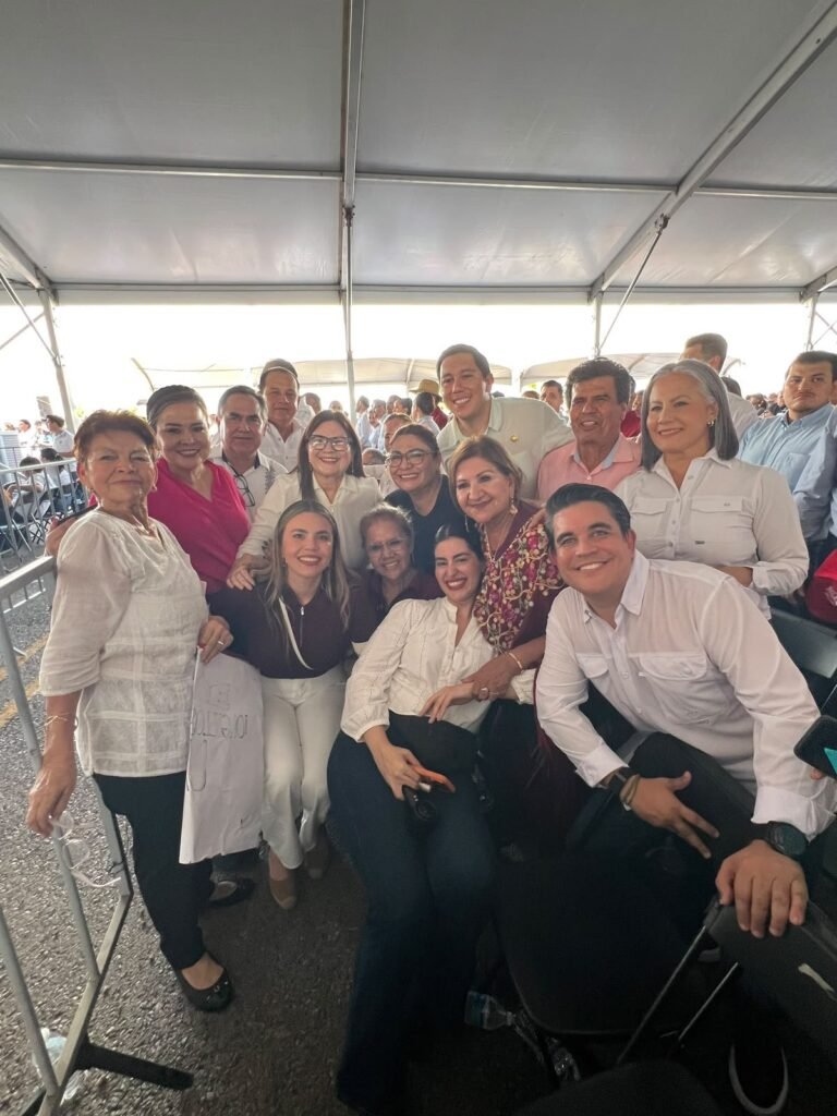 Ana Miriam Ramos acompaña a Claudia Sheinbaum en Culiacán; “siempre es un gusto recibirla”