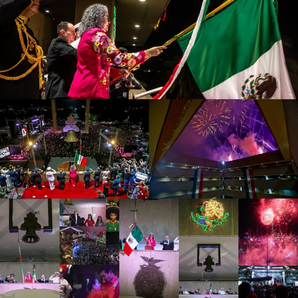Graciela Domínguez Nava, primera mujer gobernadora de Sinaloa en conmemorar el aniversario del Grito de Independencia