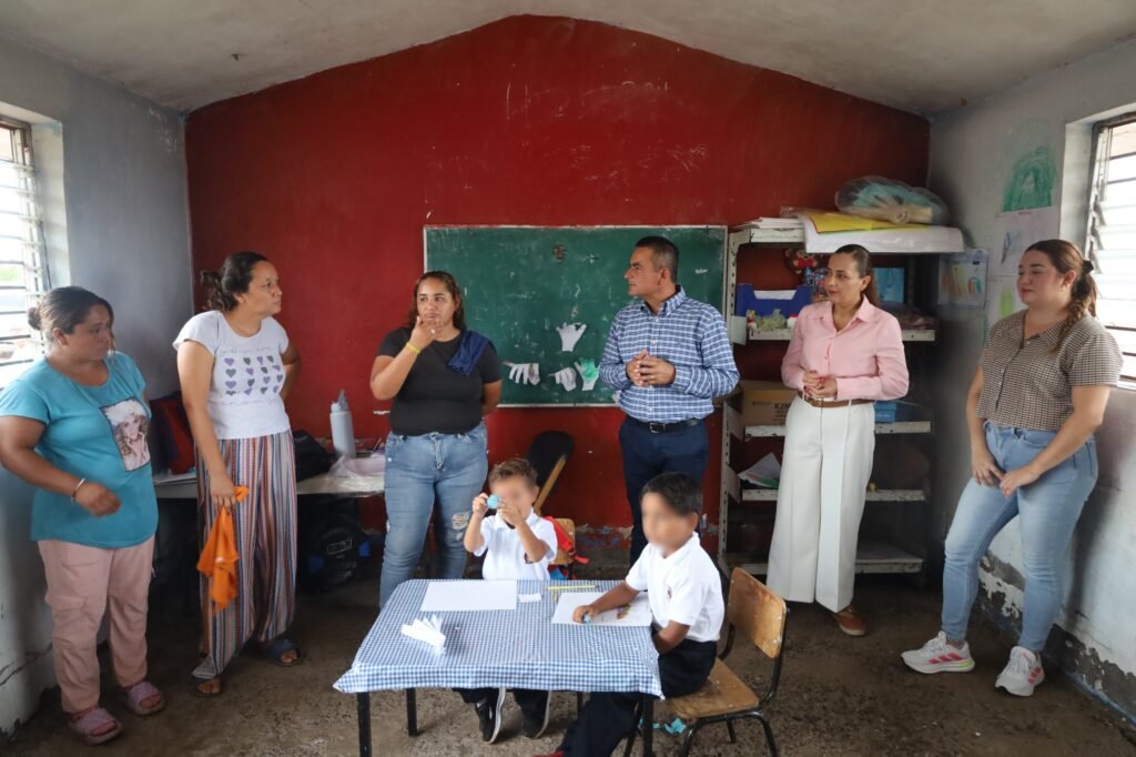 Alcalde de Navolato rescata jardín de niños en El Pintor y anuncia dos nuevas aulas para 2027
