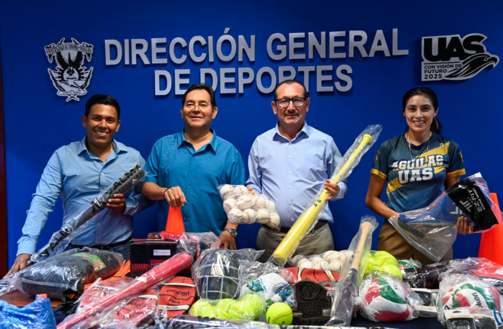 Entrega la UAS material deportivo a las Unidades Regionales para fortalecer la preparación de atletas y entrenadores durante el ciclo 2026-2027