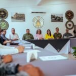 Gobernadora Graciela Domínguez Nava encabeza la Mesa de Construcción de Paz y Seguridad en el municipio de Choix
