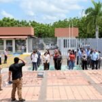 Con simulacro, clausuran taller de prevención y combate de incendios en el Congreso del Estado